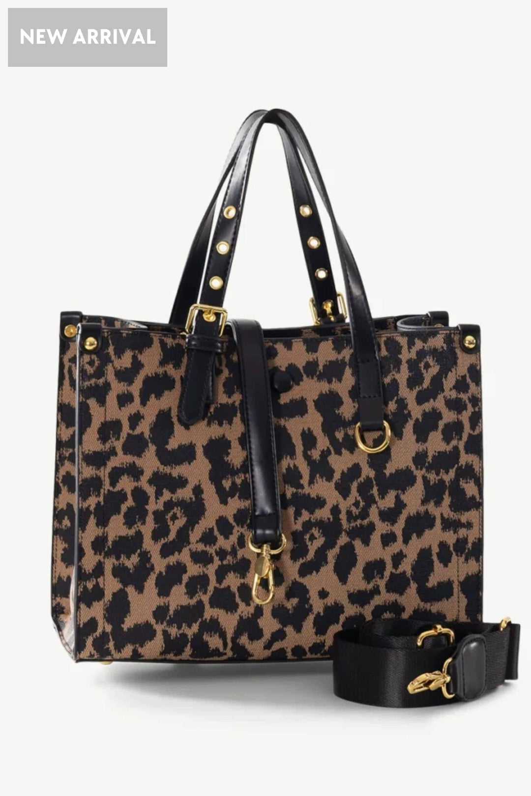 SASSYDUCK BAG ANIMAL LEOPARD TOTE - 8407