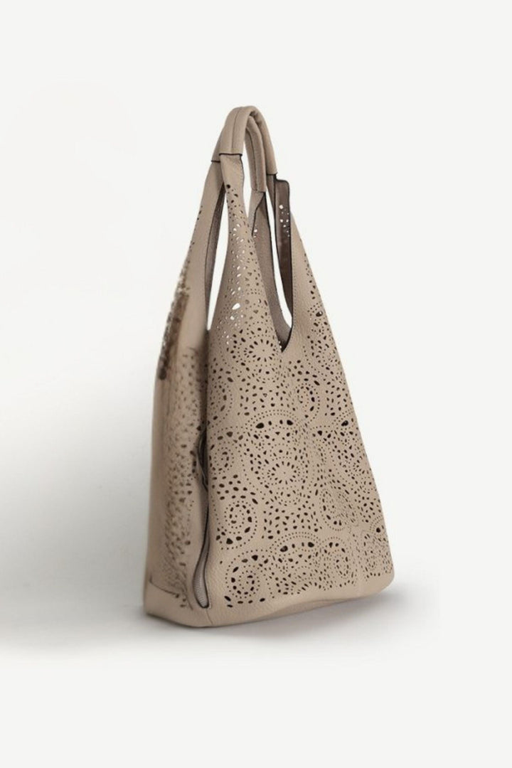 SASSYDUCK BAG BEIGE PURDIE TOTE - 8374