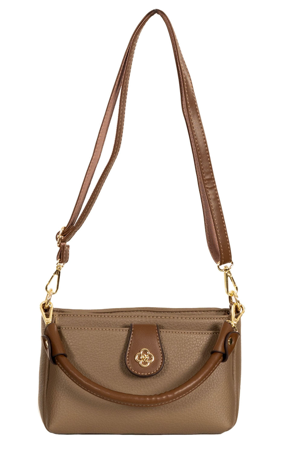 SASSYDUCK BAG HAZELNUT TRINITY SHOULDER BAG - 8350