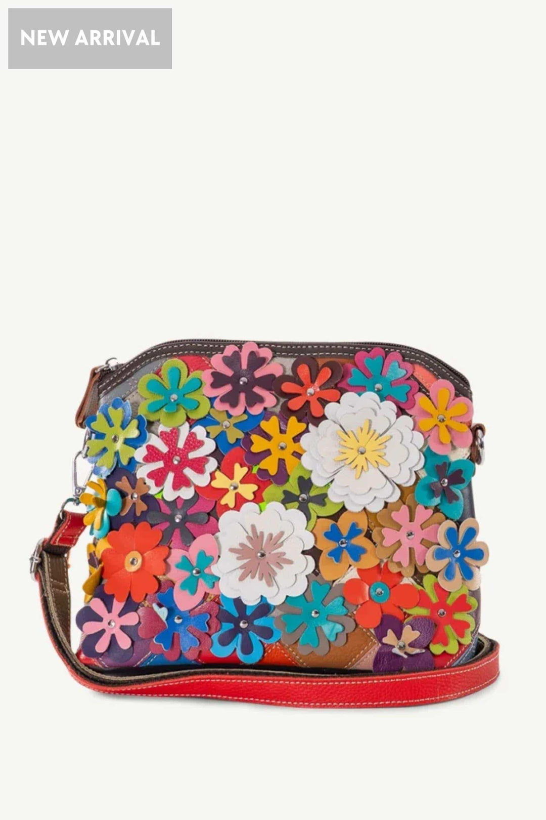 SASSYDUCK BAG MULTI GARDEN LEATHER XBODY BAG - L43