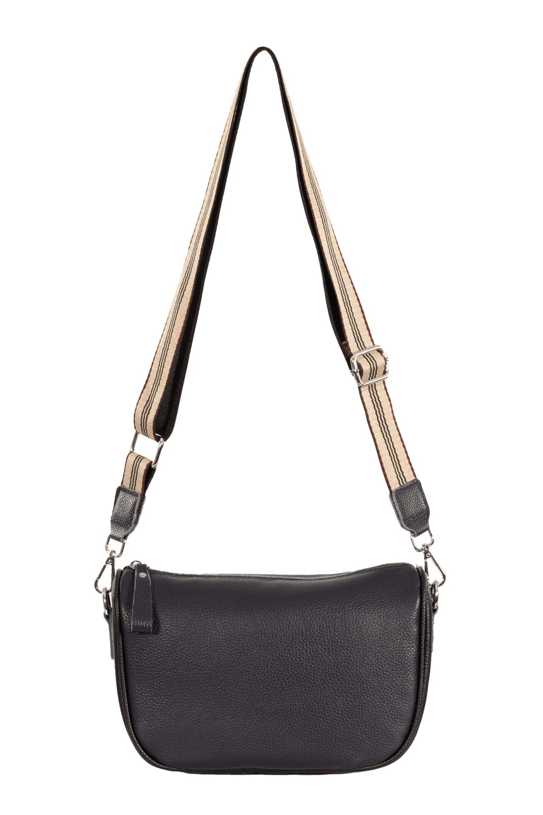 SASSYDUCK BAG NAVY KEIRA LEATHER XBODY BAG - 8310