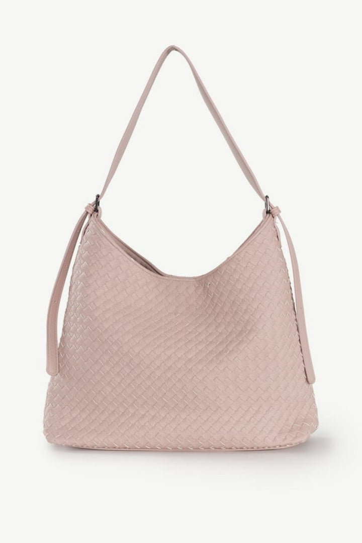 SASSYDUCK BAG PINK VESTA WOVEN TOTE - 8347