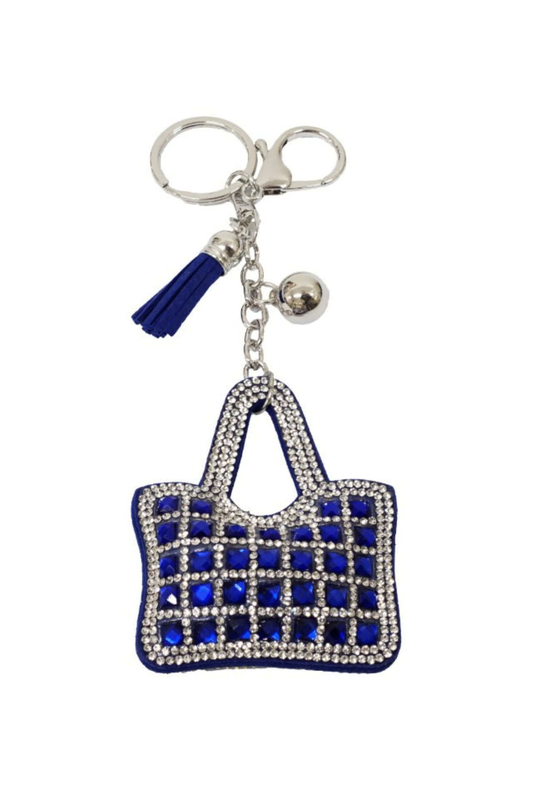 SASSYDUCK GIFTWARE BLUE GLAM BAG KEY CHAIN - K100