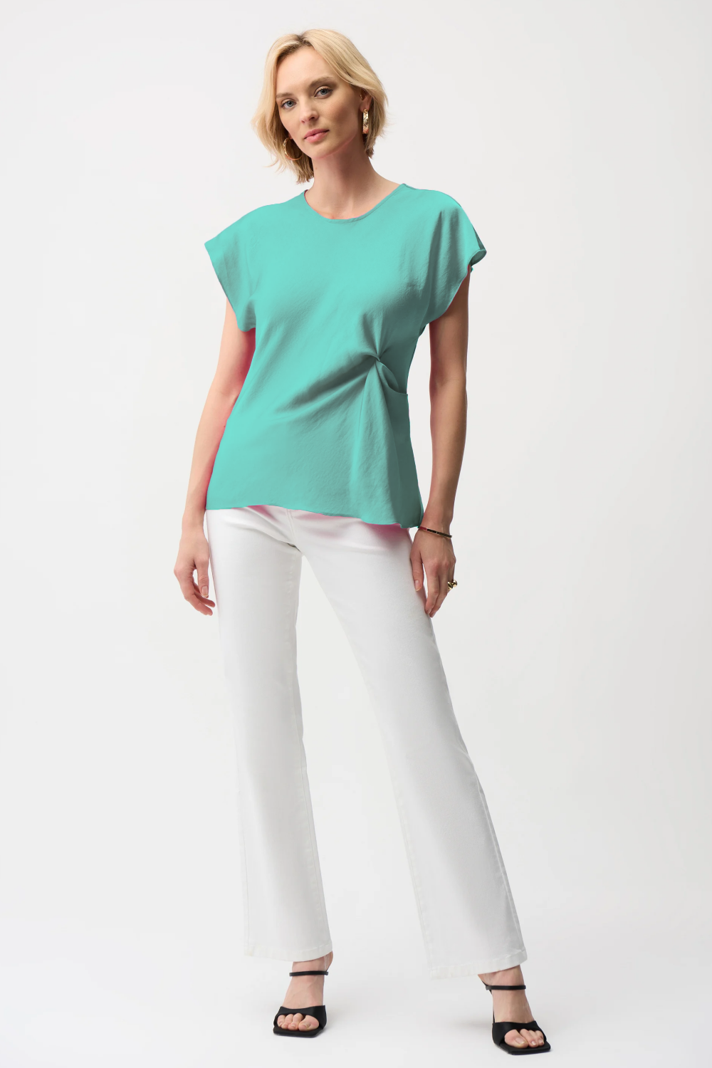 SATIN TWIST FRONT TOP - 261149JR TOP