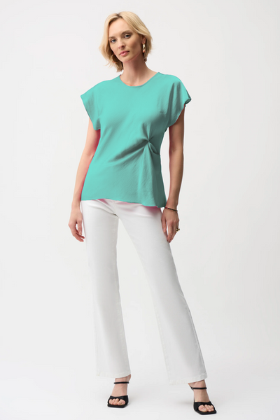 SATIN TWIST FRONT TOP - 261149JR TOP