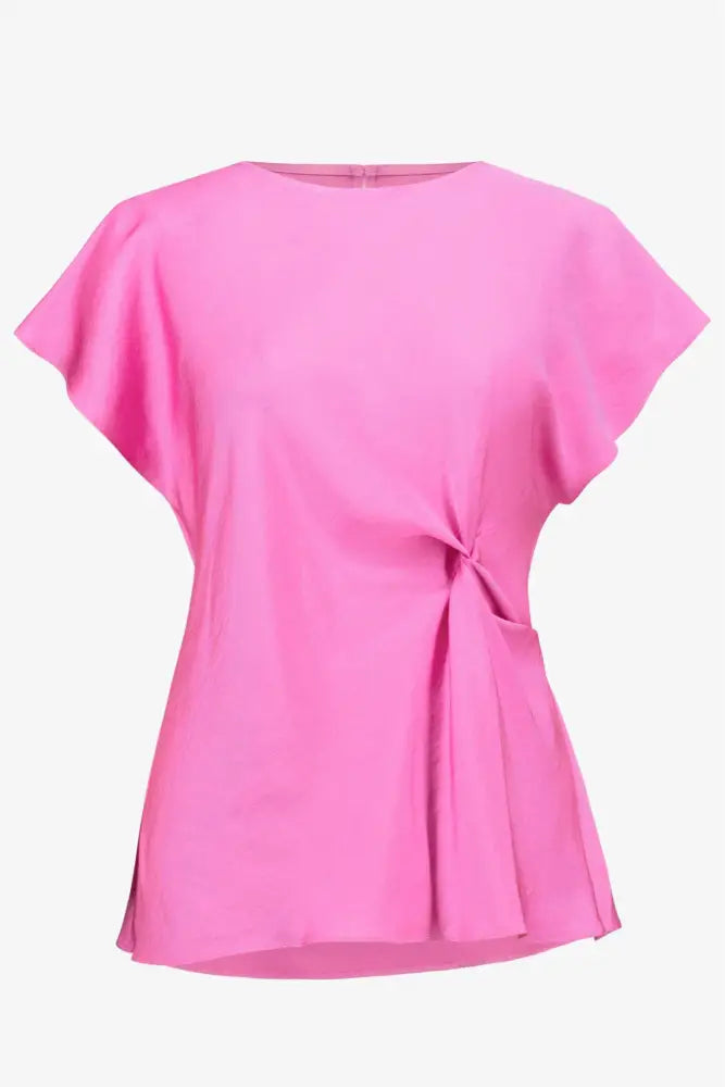 SATIN TWIST FRONT TOP - 261149JR 8 / SHERBET TOP