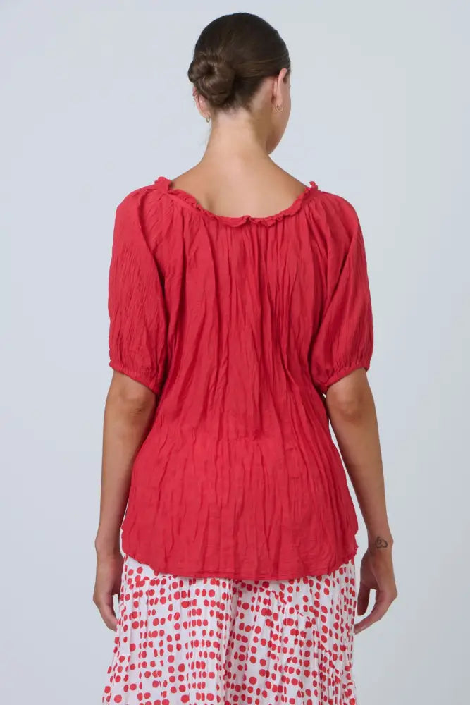 SCOOP NECK TOP - P105 TOP