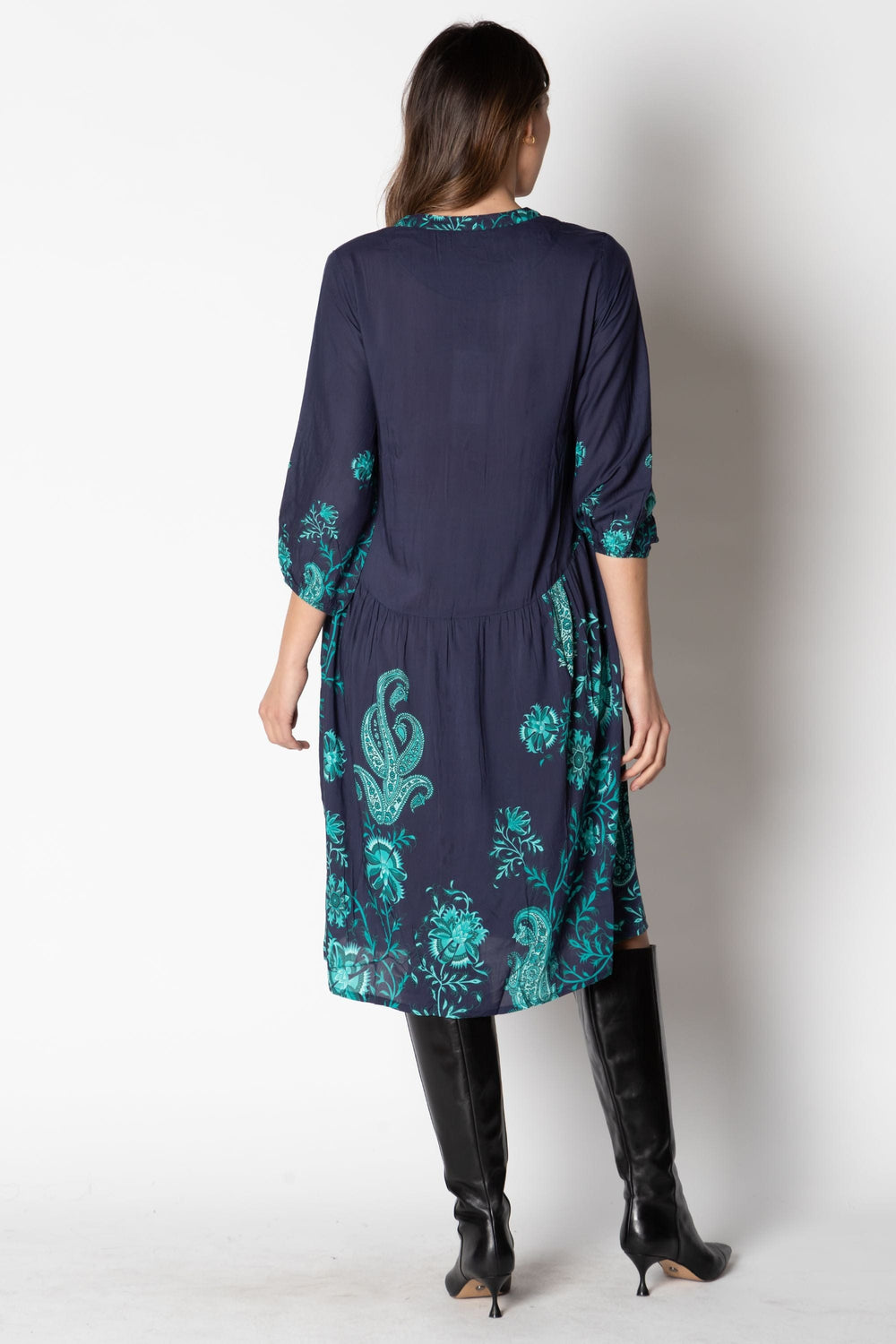 LULA SOUL DRESS SEVILLE BUTTON MIDI