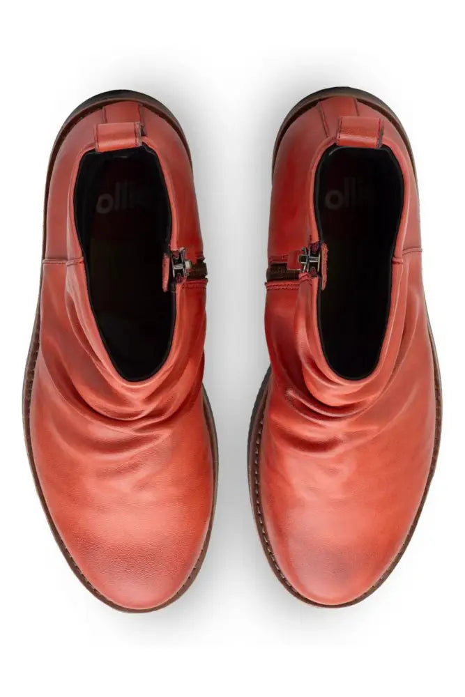SIDEZIP RISE RED - SC01499 SHOES