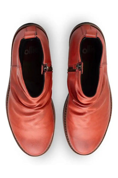 SIDEZIP RISE RED - SC01499 SHOES