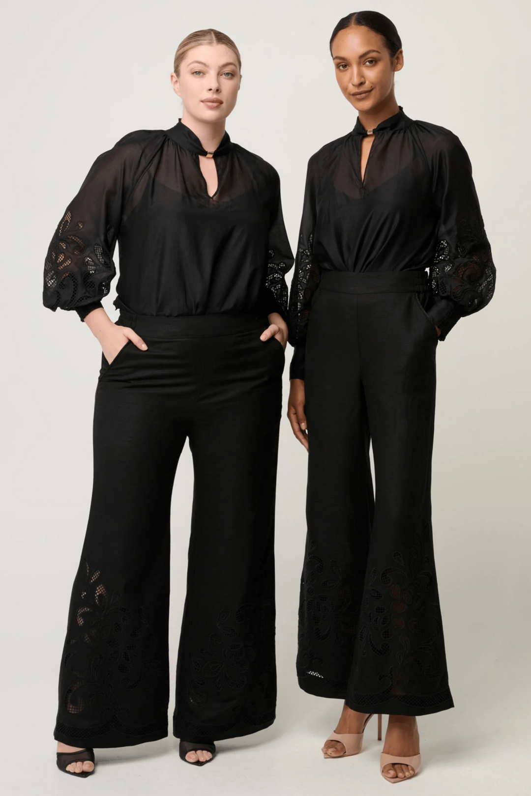 ONCE WAS BLOUSE SIMONA EMBROIDERED BLOUSE - OW22110