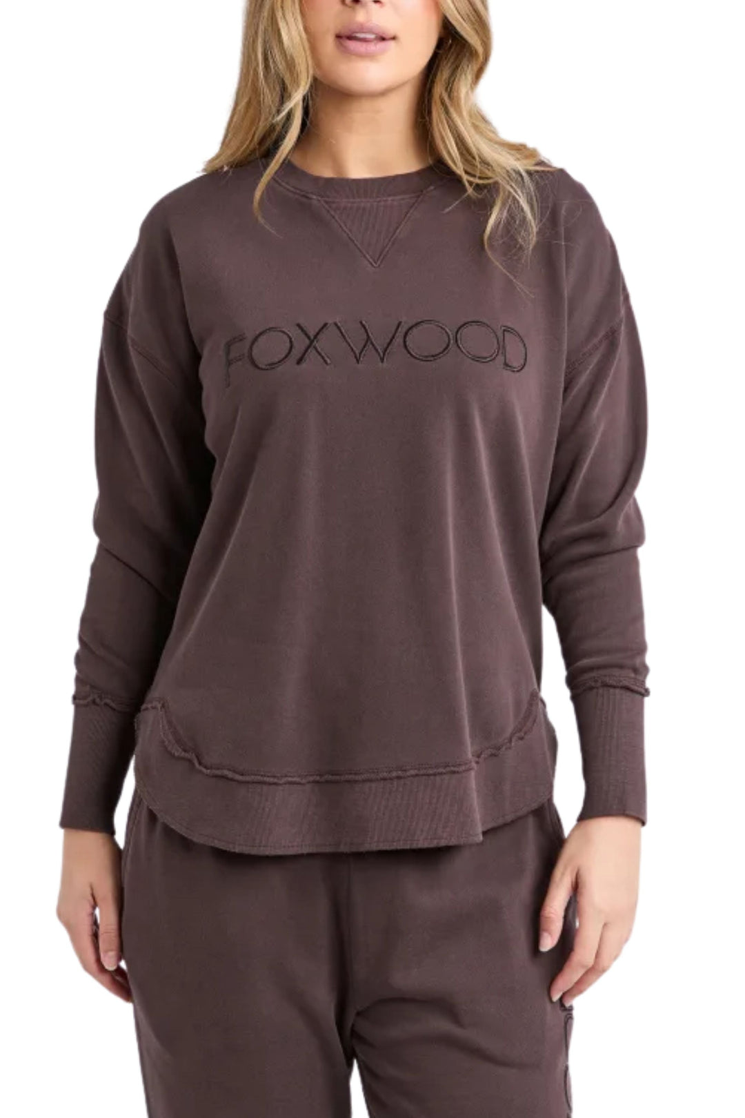 SIMPLIFIED CREW - 55X0104 - 8 / COFFEE - TRACK TOP