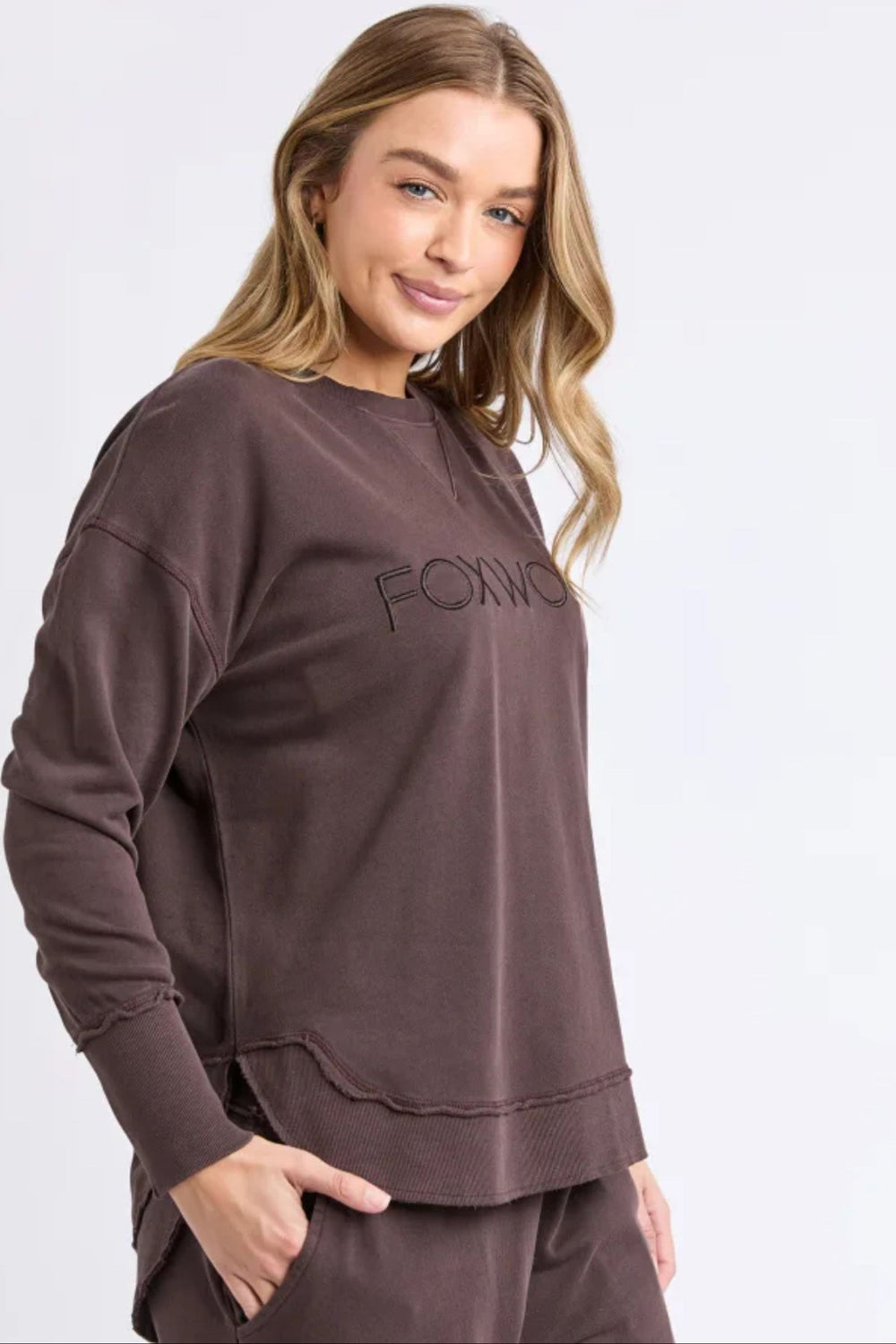 FOXWOOD TRACK TOP SIMPLIFIED CREW - 55X0104