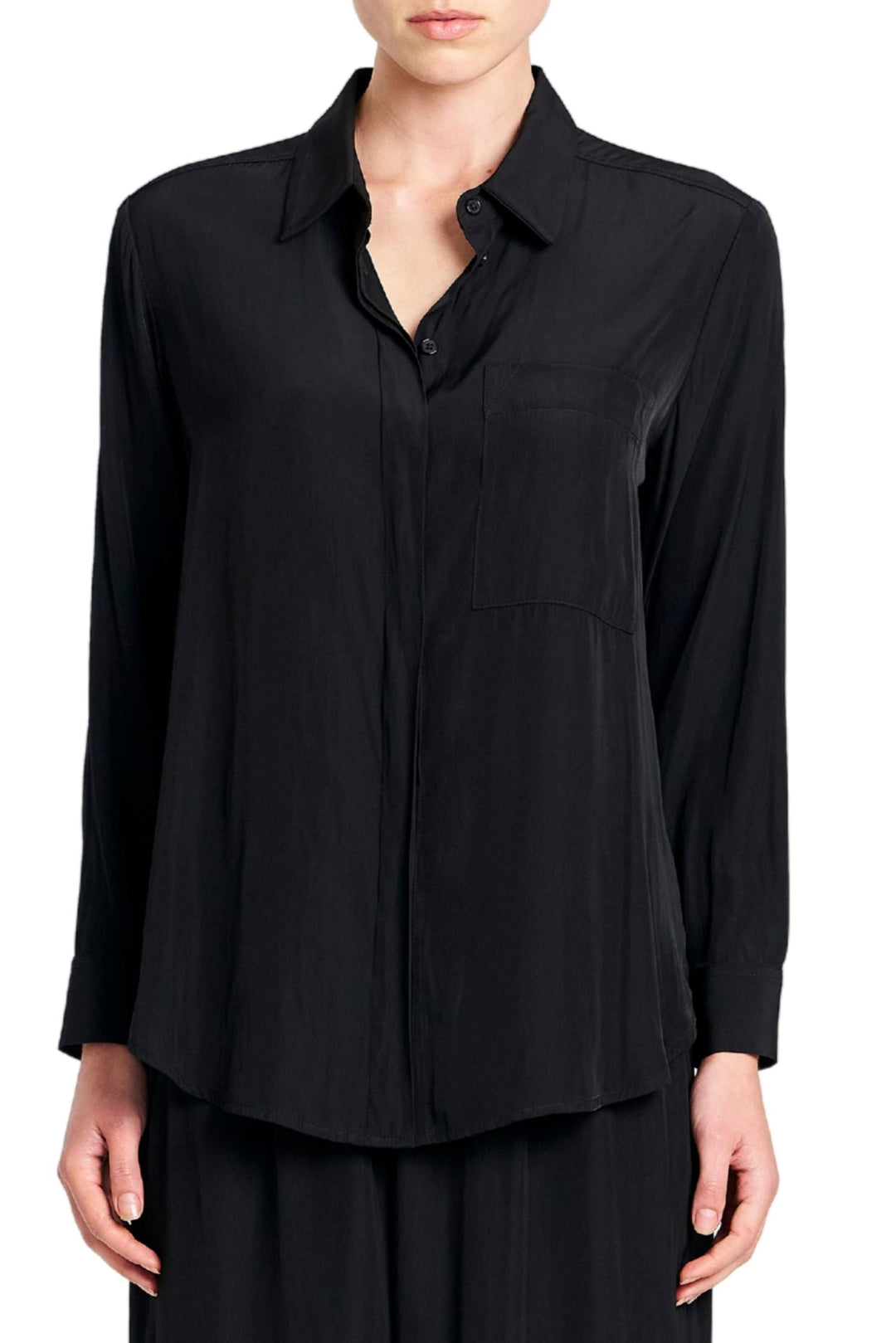 MELA PURDIE SHIRT 6 / BLACK SINGLE POCKET SHIRT - F677741