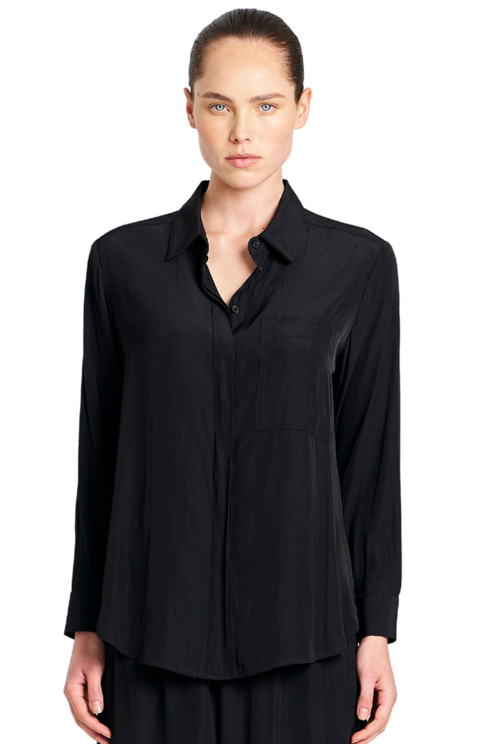 SINGLE POCKET SHIRT - F677741 - BLACK / 6 - SHIRT