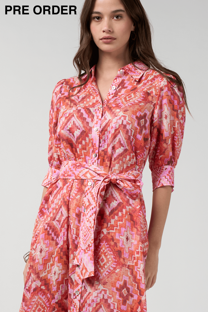LOOBIES STORY DRESS SINHALA SHIRT DRESS - LS3339
