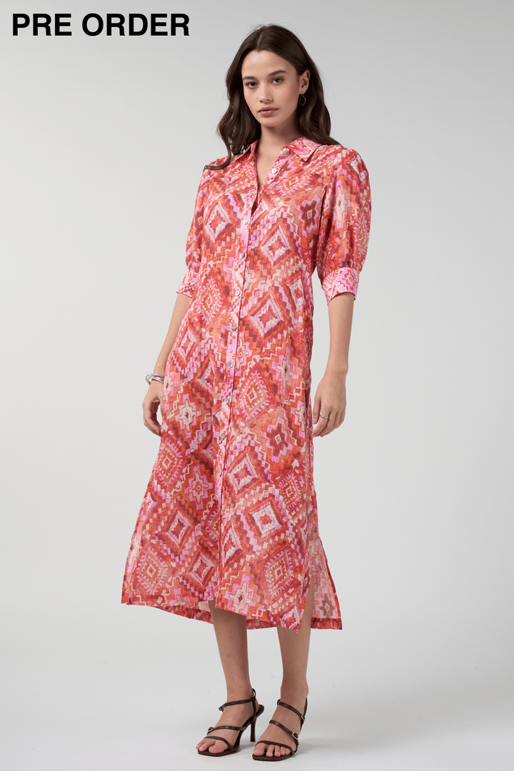 LOOBIES STORY DRESS SINHALA SHIRT DRESS - LS3339