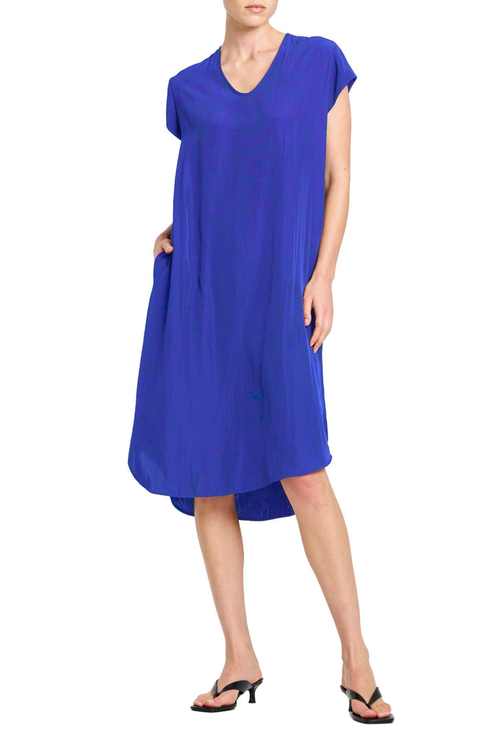 MELA PURDIE DRESS 8 / COBALT SLIDE DRESS - F673269
