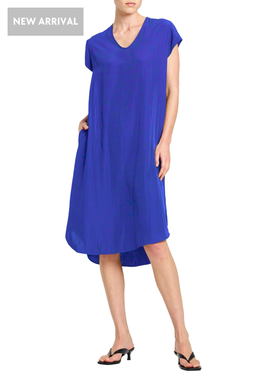 SLIDE DRESS - F673269 8 / COBALT DRESS