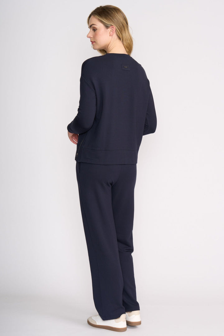 FOIL TRACK TOP SMOOTH TALKER SWEATER - FO8442