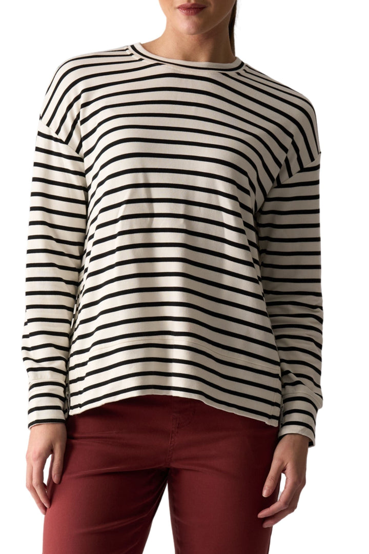 FOIL JUMPER XS / STRIPE SMOOTH TALKER SWEATER - FO8442