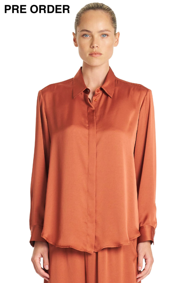 SOFT SHIRT - F6192822 - COPPER / 8 - SHIRT
