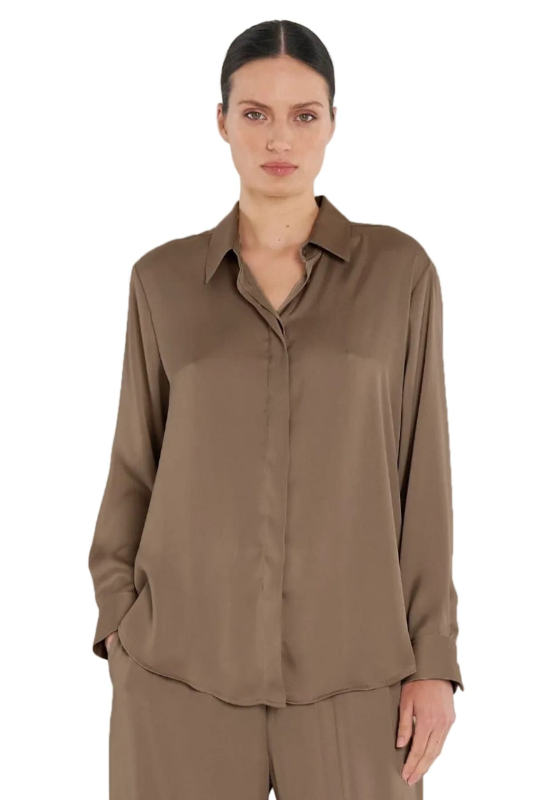 MELA PURDIE SHIRT SEPIA / 8 SOFT SHIRT - F6192822