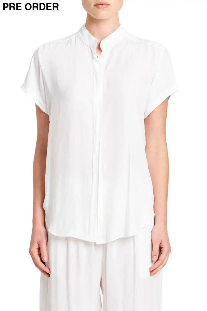 SOFT STAND SHIRT - F678629 8 / WHITE SHIRT