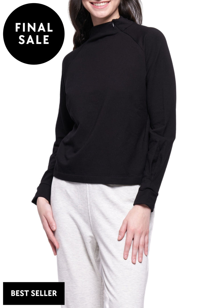 FOIL JUMPER XS / BLACK SOFTWARE UPGRADE SWEATER - FO8017
