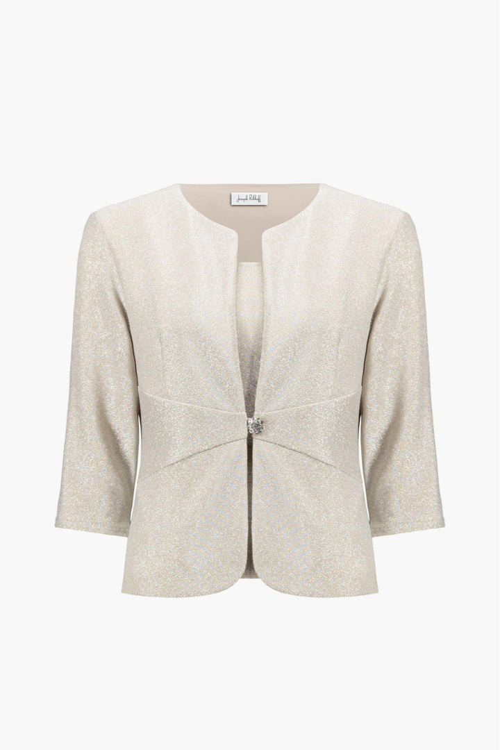 JOSEPH RIBKOFF JACKET SPARKLE JACKET AND CAMI SET - 261749JR