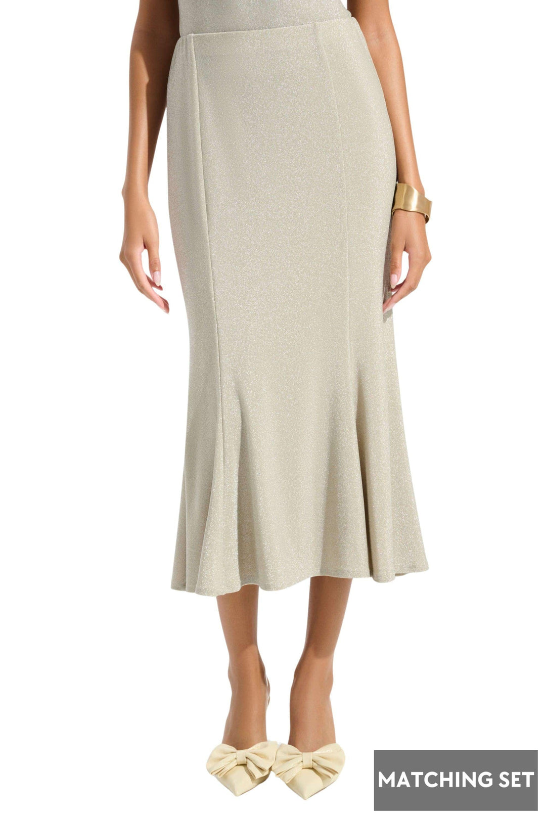 JOSEPH RIBKOFF SKIRT SPARKLE KNIT TRUMPET SKIRT - 261748JR