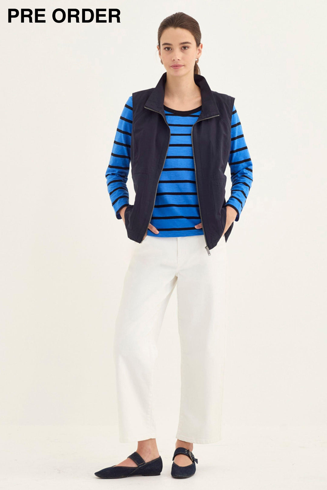STATEMENT VEST - 1284BR - XS / INK - VEST