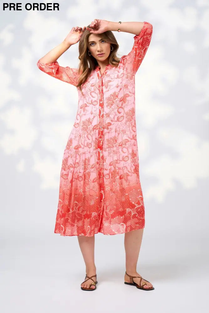 STEVIE MIDI DRESS LS3054 DRESS