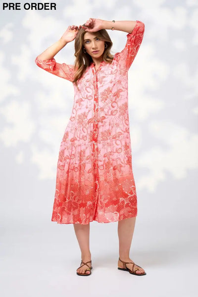 STEVIE MIDI DRESS LS3054 DRESS