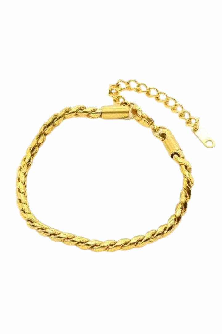 SUSAN ROSE JEWELLERY GOLD ROPE BRACELET - SSB311