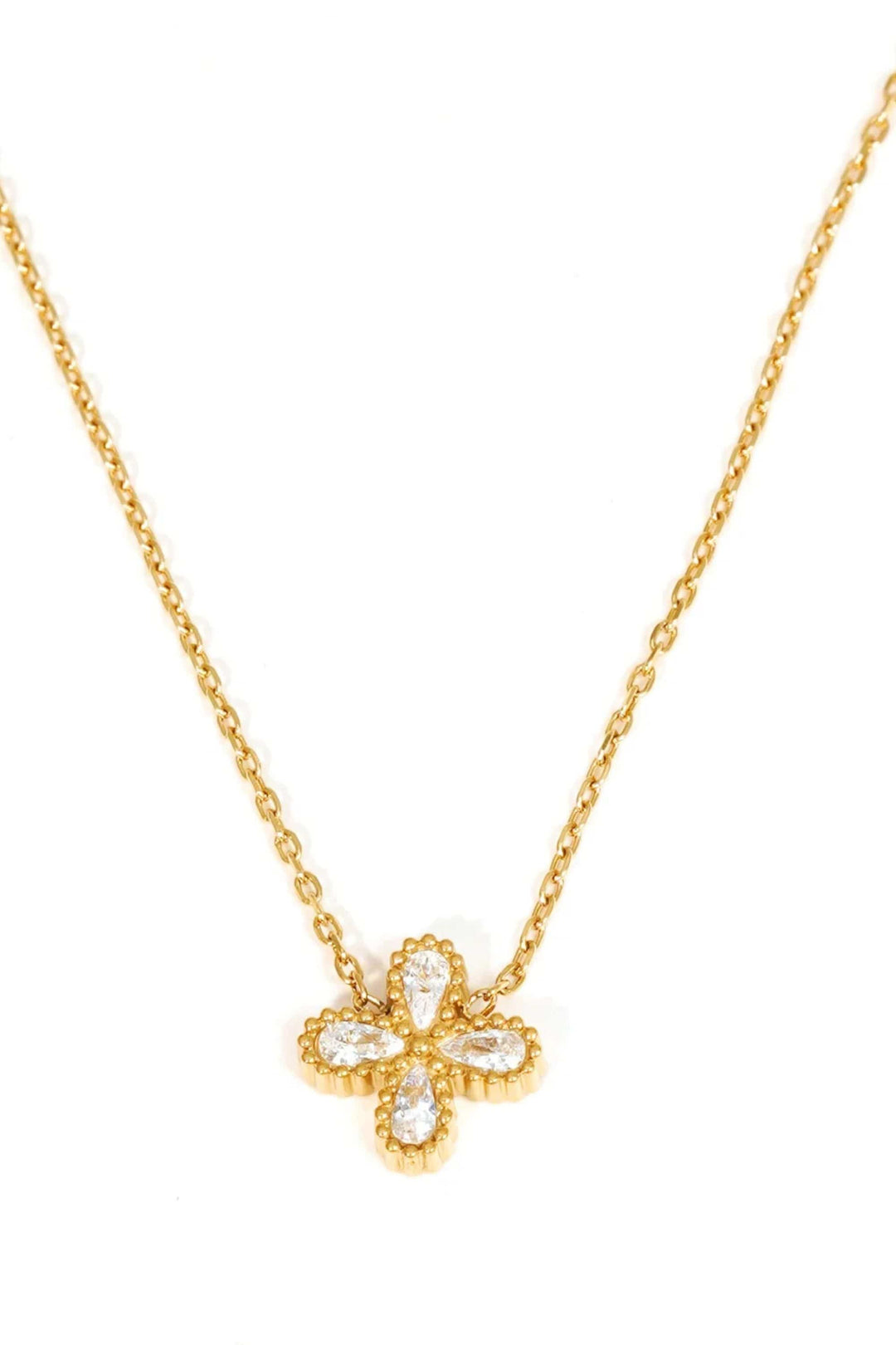 SUSAN ROSE JEWELLERY GOLD VIOLET NECKLACE - SSN412