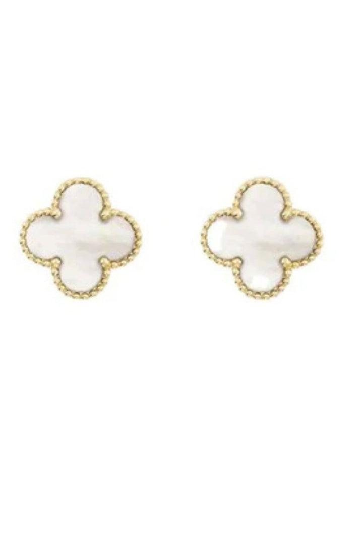 SUSAN ROSE JEWELLERY WHITE CLOVER EARRINGS - SSE170