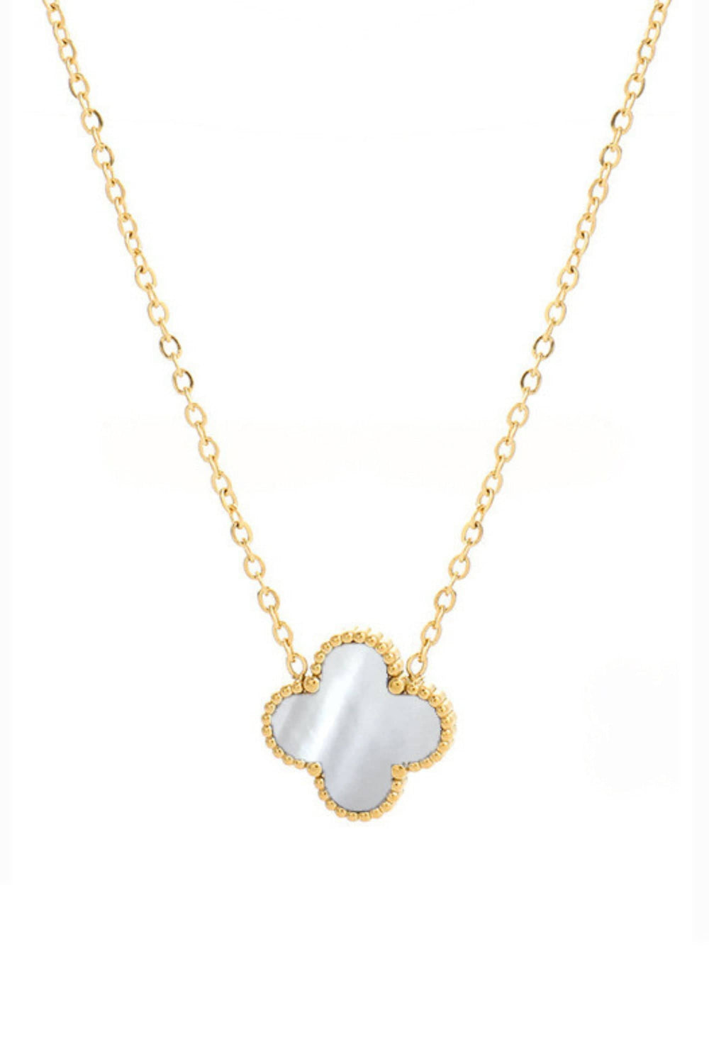 SUSAN ROSE JEWELLERY WHITE CLOVER NECKLACE - SSN170