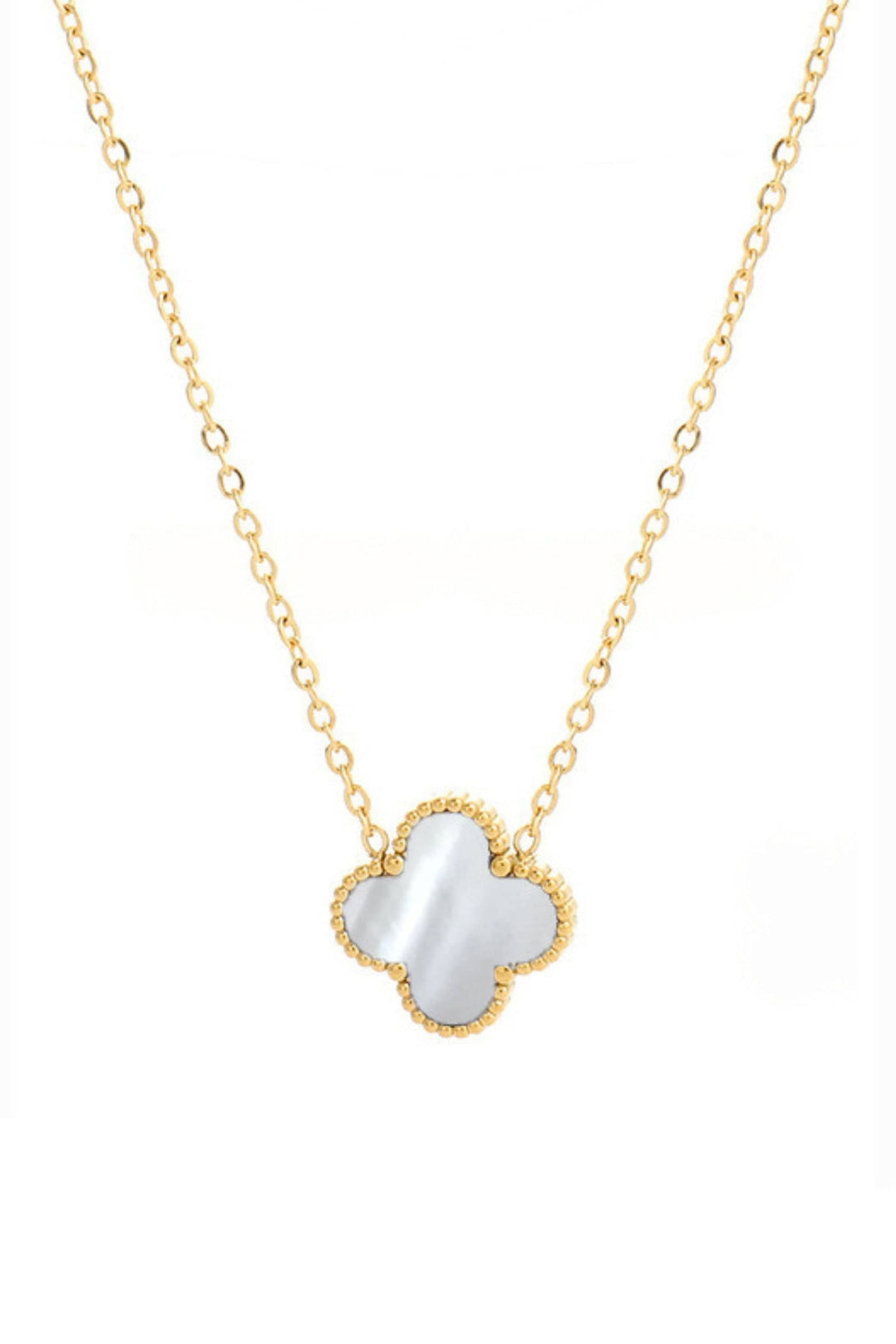 SUSAN ROSE JEWELLERY WHITE CLOVER NECKLACE - SSN170
