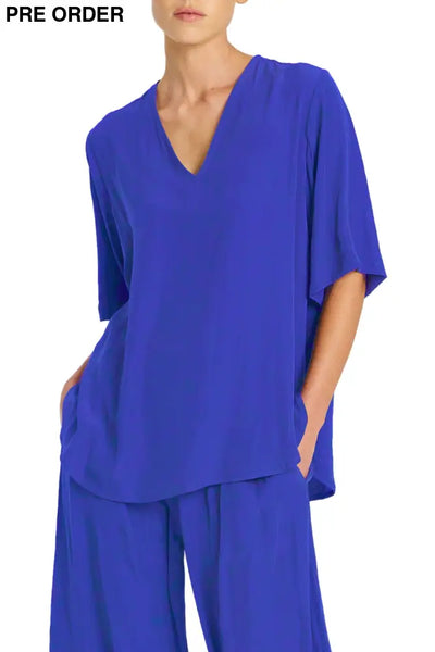 SWISH PLAZA TOP - F678839 8 / COBALT TOP