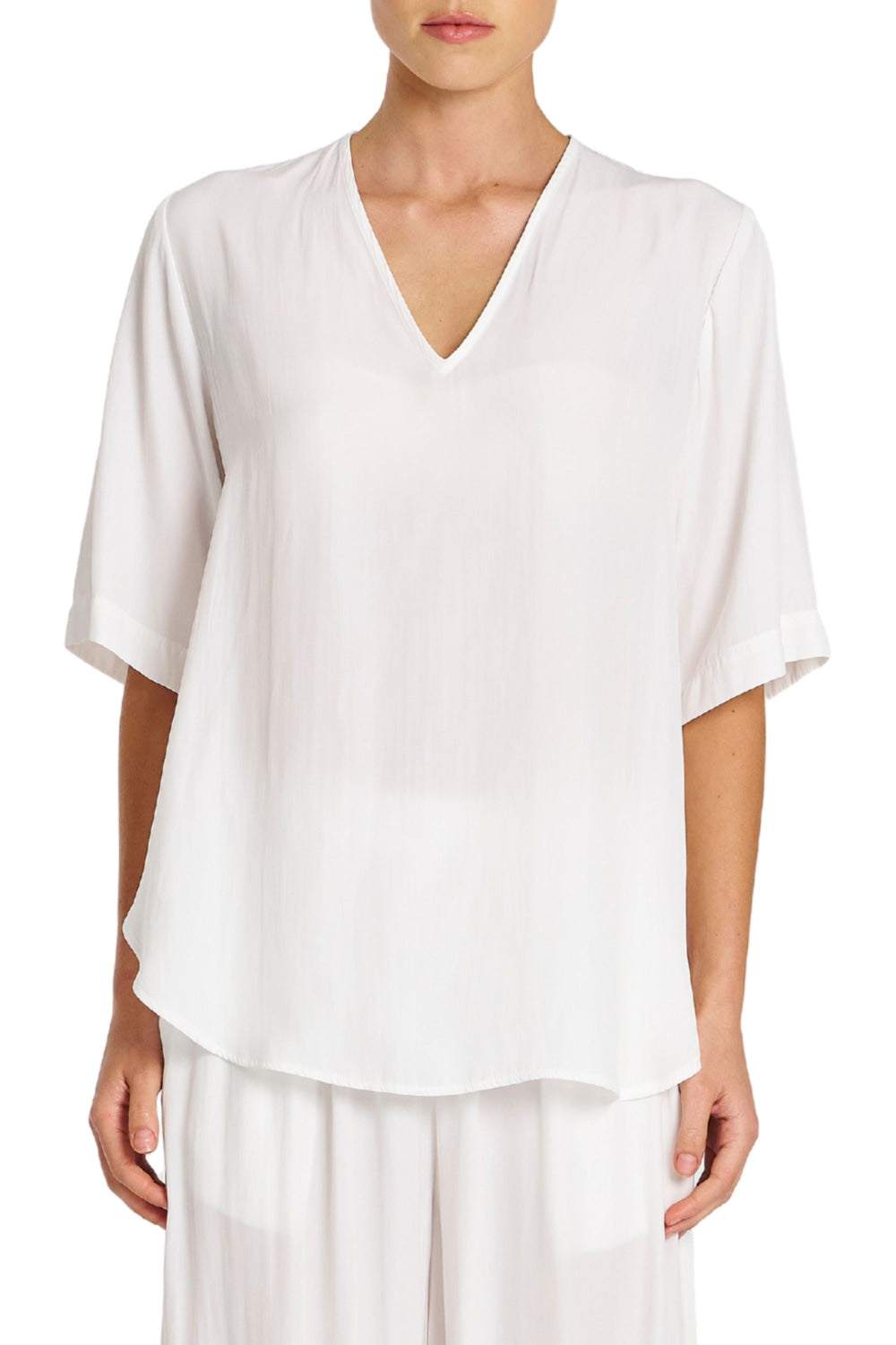 SWISH PLAZA TOP - F678839 8 / WHITE TOP