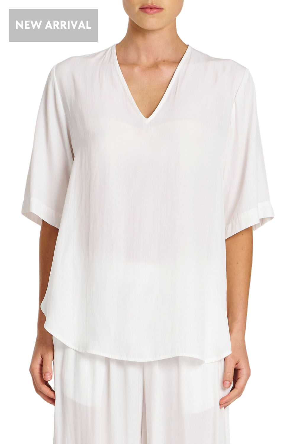 SWISH PLAZA TOP - F678839 8 / WHITE TOP