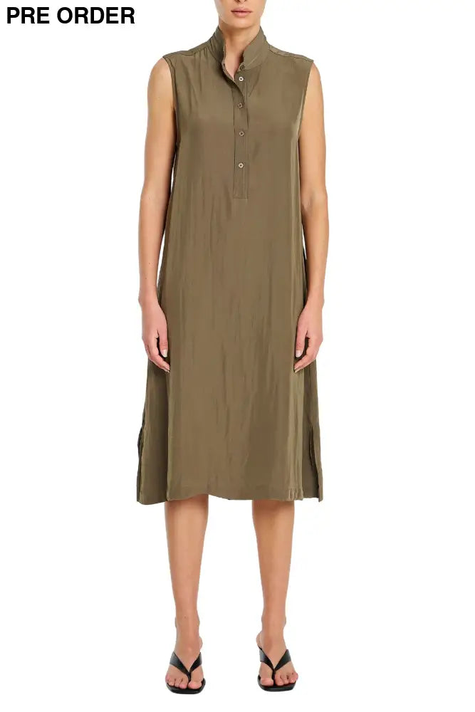 TAB SLIDE DRESS - F673027 8 / FOSSIL DRESS