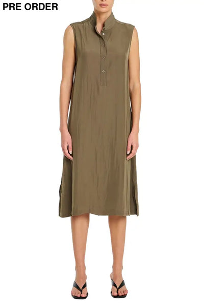 TAB SLIDE DRESS - F673027 8 / FOSSIL DRESS