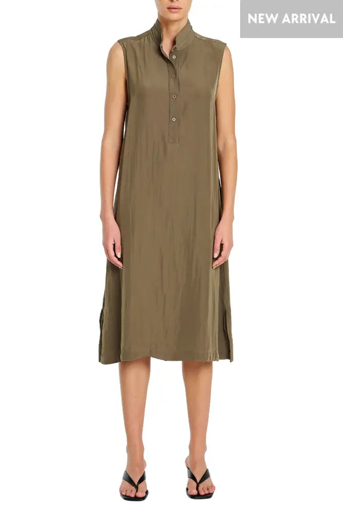 TAB SLIDE DRESS - F673027 8 / FOSSIL DRESS