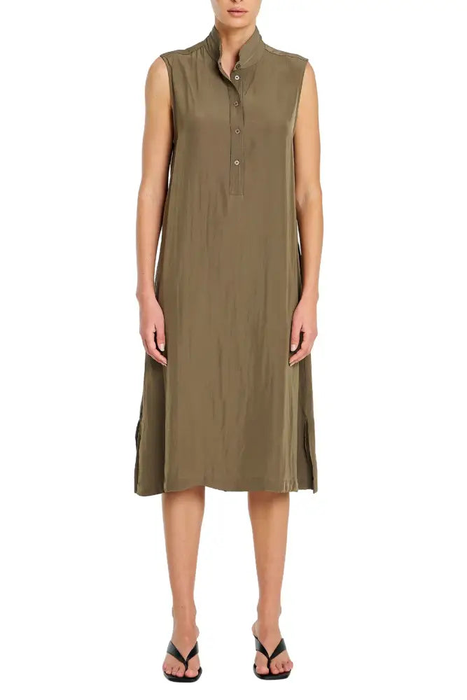 TAB SLIDE DRESS - F673027 8 / FOSSIL DRESS