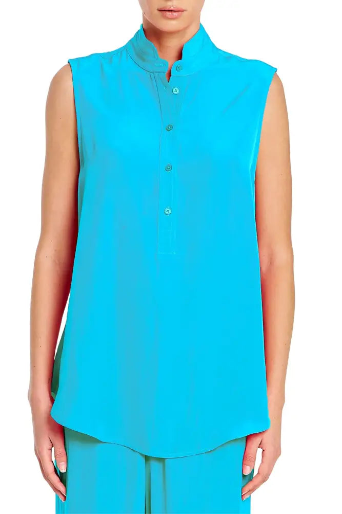 TAB SLIDE TANK - F678146 6 / CERULEAN TOP