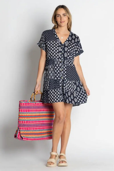 TALEI DRESS XS / NAVY DRESS