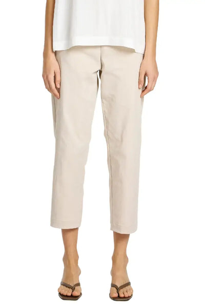 TAPERED FLAT PANT - F4161831 8 / FLAX PANTS