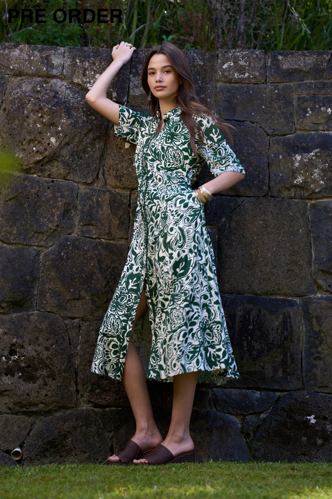 LOOBIES STORY DRESS TEARDROP SHIRT DRESS - LS3344
